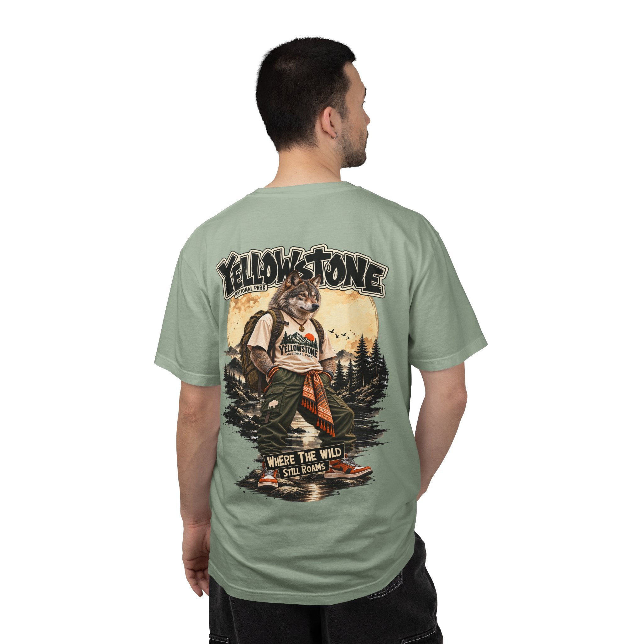 Yellowstone Wolf – Where the Wild Still Roams T-Shirt
