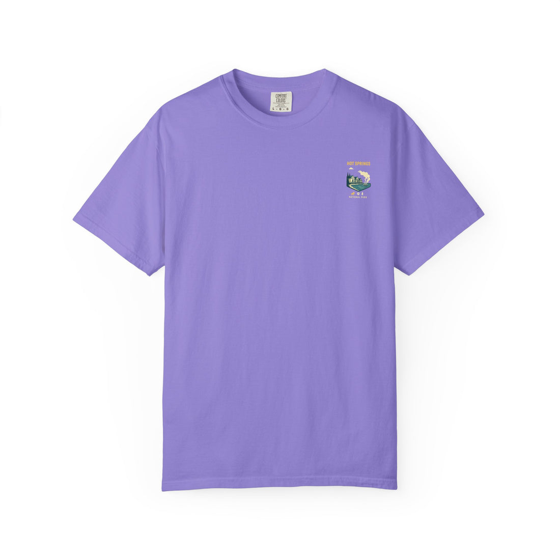 Hot Springs National Park graphic T-shirt | Scenic Hot Spring Illustration