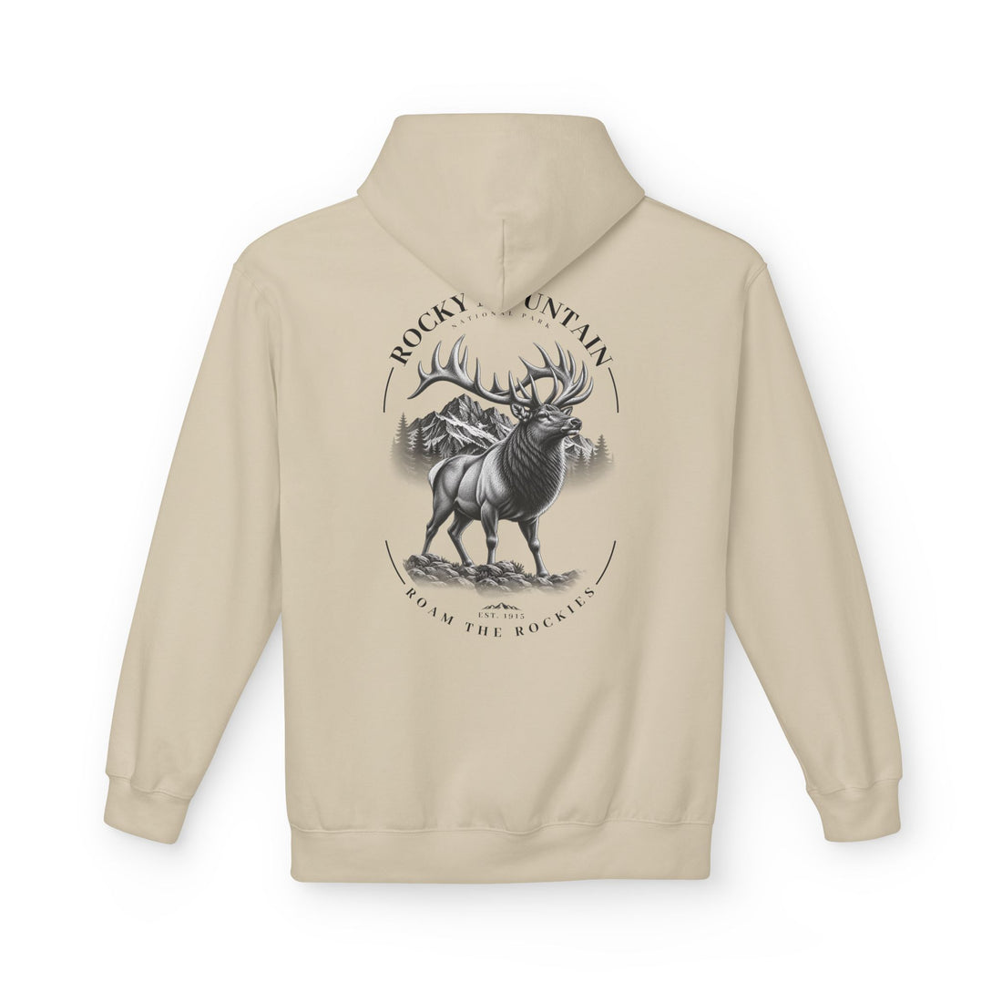 Rocky Mountain National Park Elk Graphic Hoodie