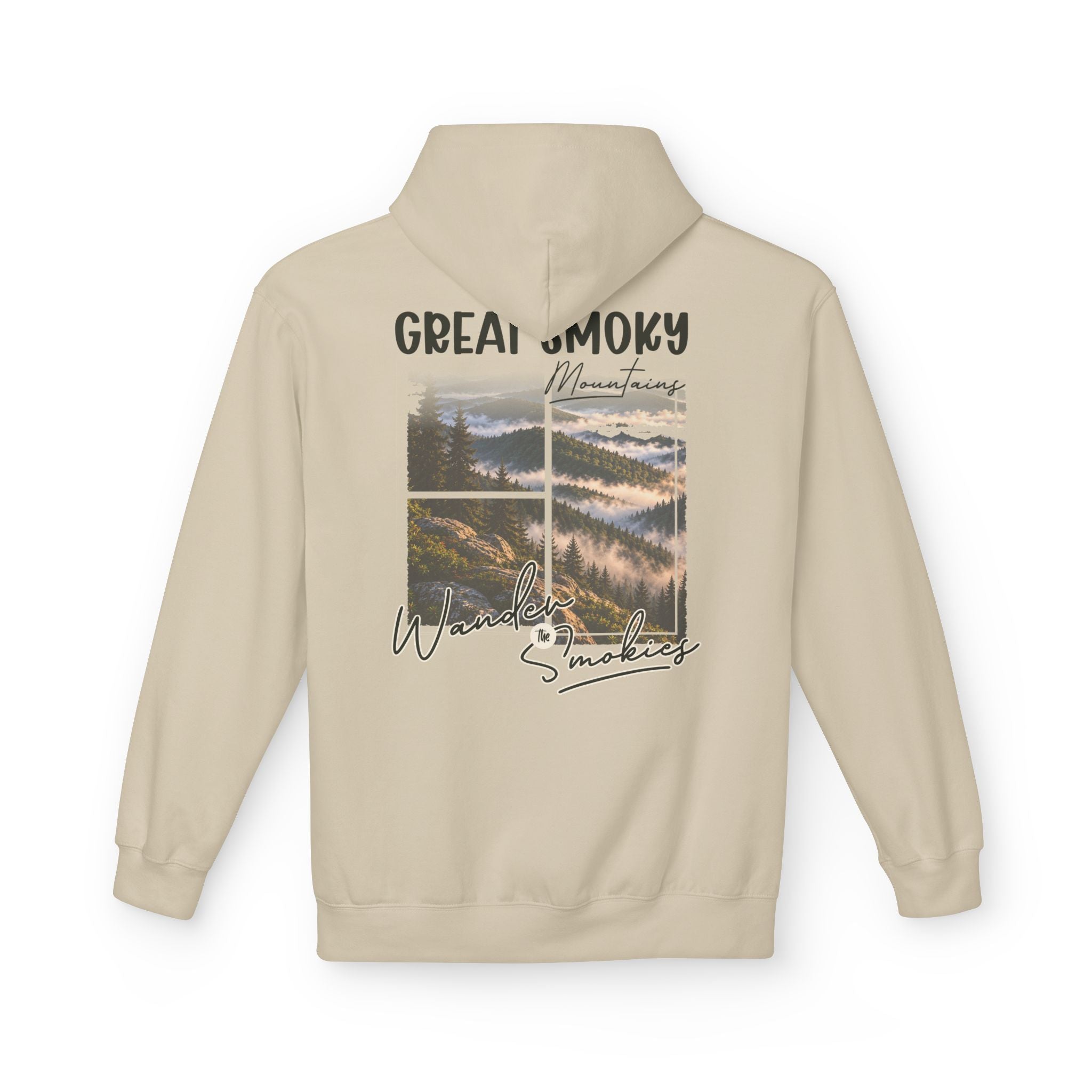 Great Smoky Mountains Misty Ridges Graphic hoodie