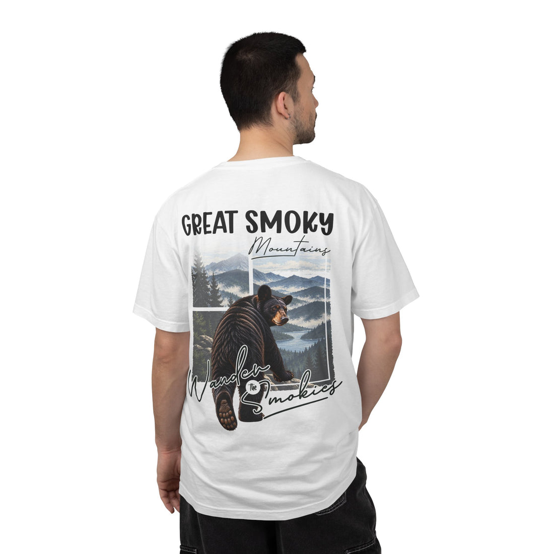 Great Smoky Mountains Black Bear Graphic T-Shirt