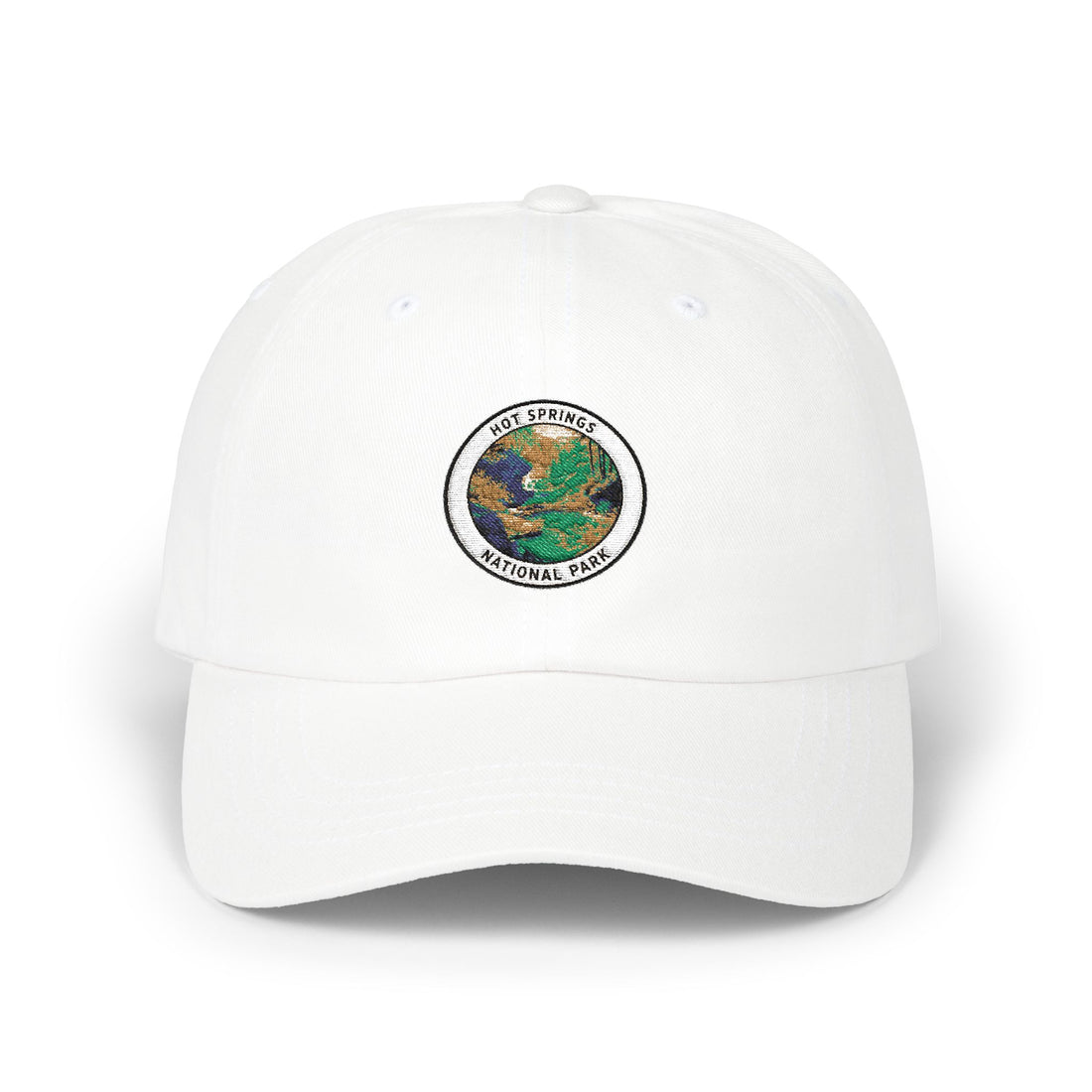 Hot Springs National Park round patch Dad Cap | Vintage National Park hat