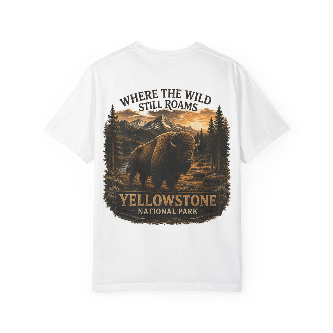 Yellowstone Bison – Where the Wild Still Roams T-Shirt