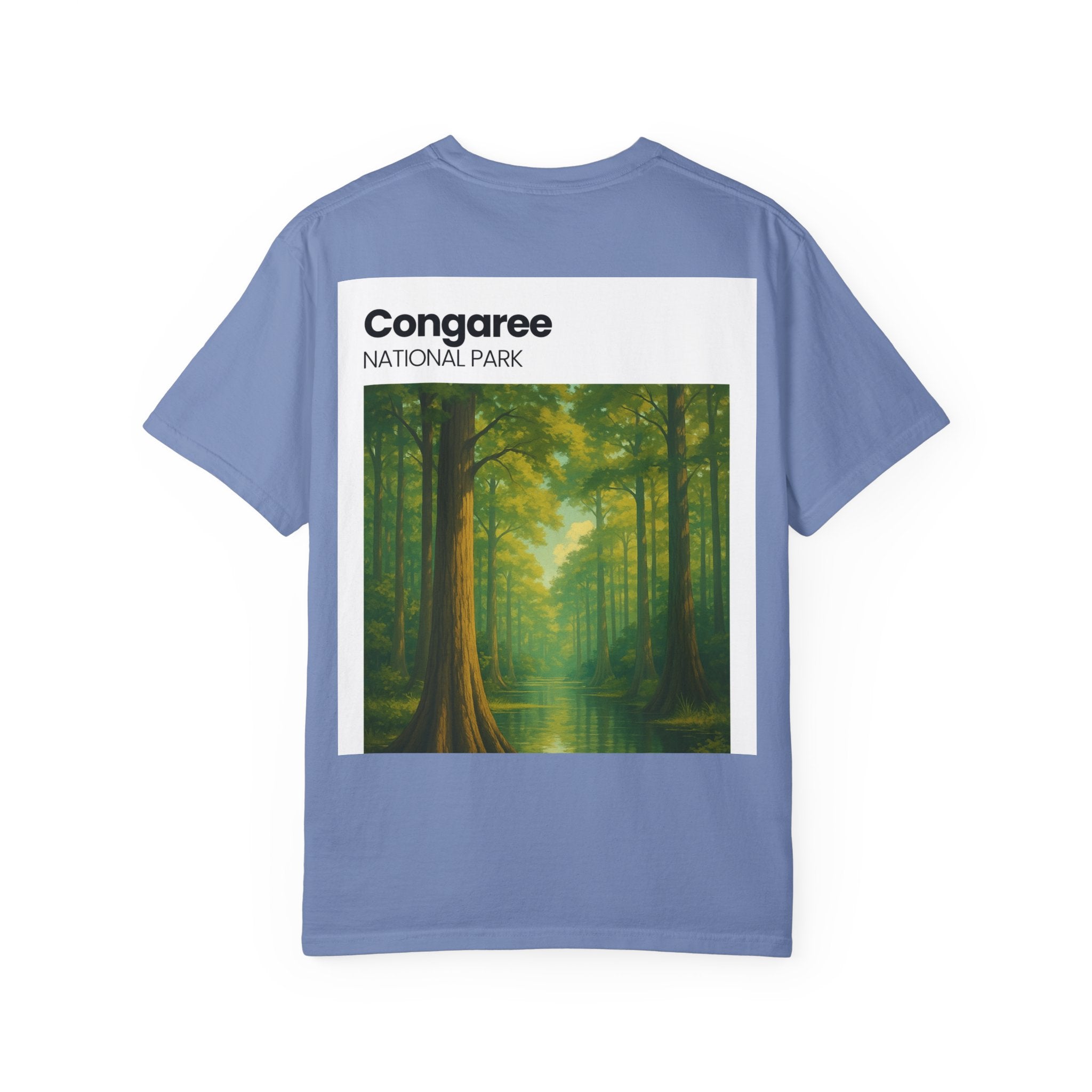 Congaree National Park forest scene T-shirt | swamp cypress nature tee