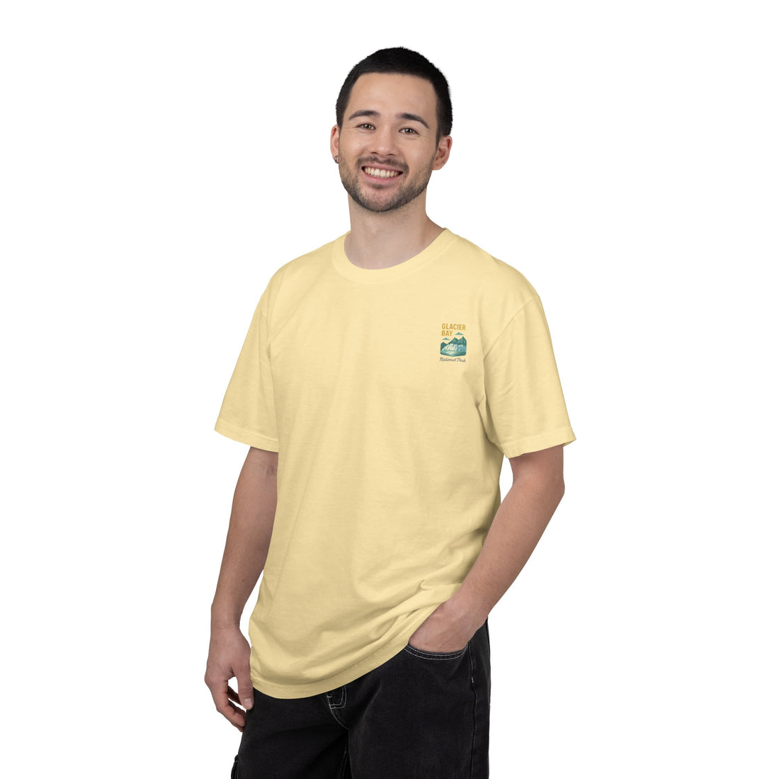 Glacier Bay National Park landscape T-shirt | Vintage mountain lake tee