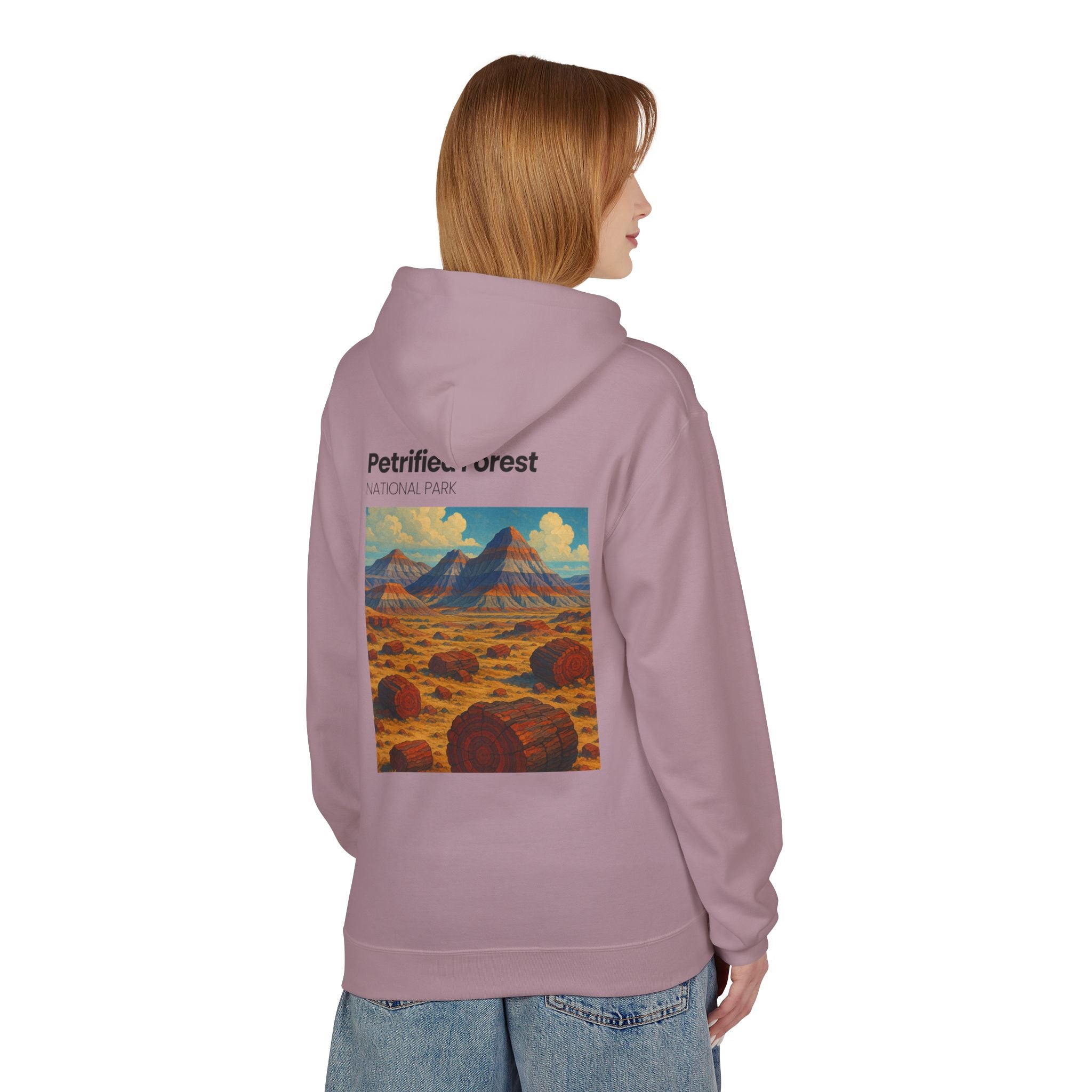 Petrified Forest National Park Hoodie | Vintage Desert Landscape