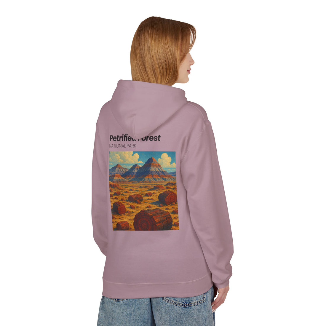 Petrified Forest National Park Hoodie | Vintage Desert Landscape