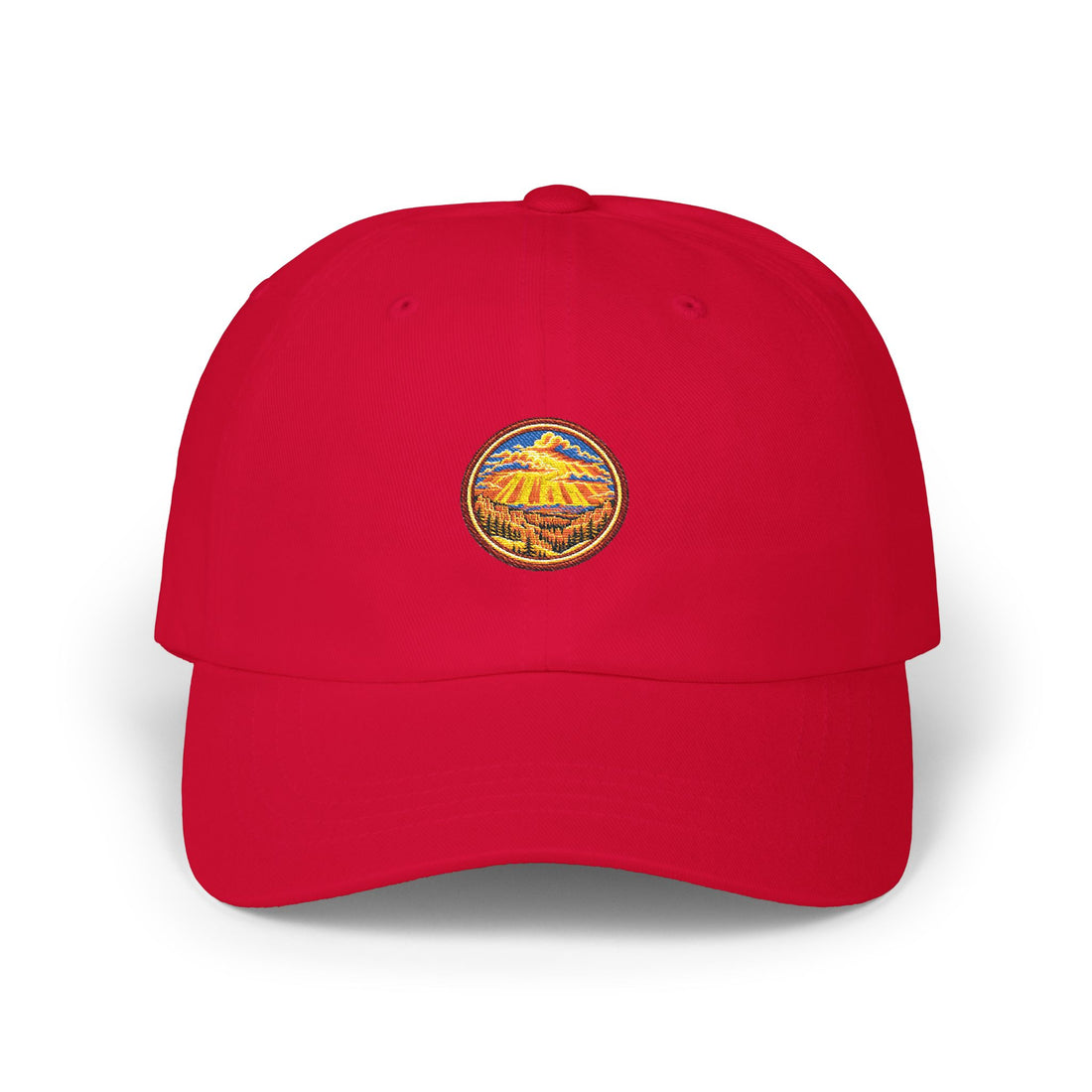 Bryce Canyon Desert Light Round Logo Dad Cap