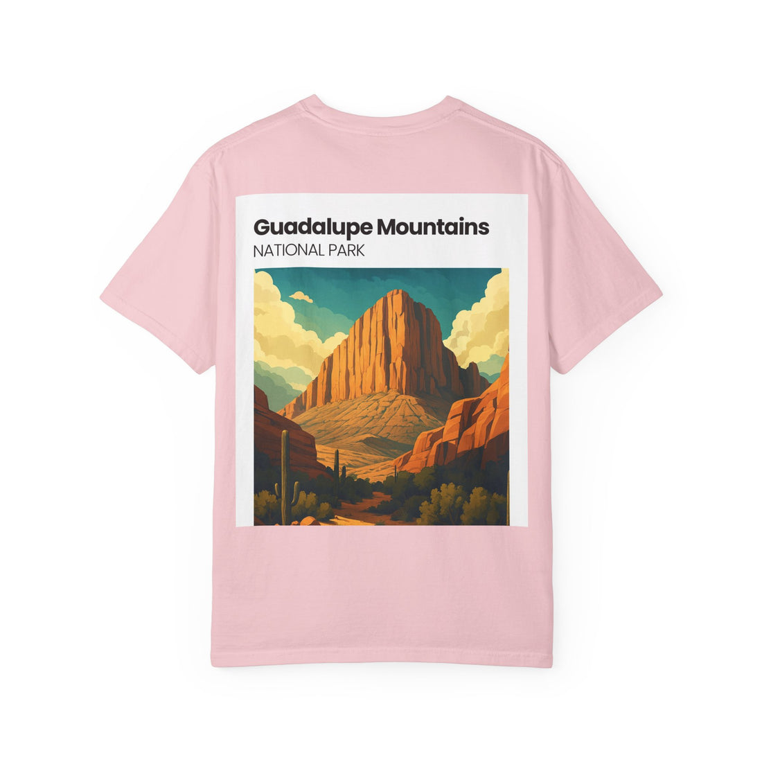 Guadalupe Mountains National Park T-Shirt | Desert Landscape Poster Tee