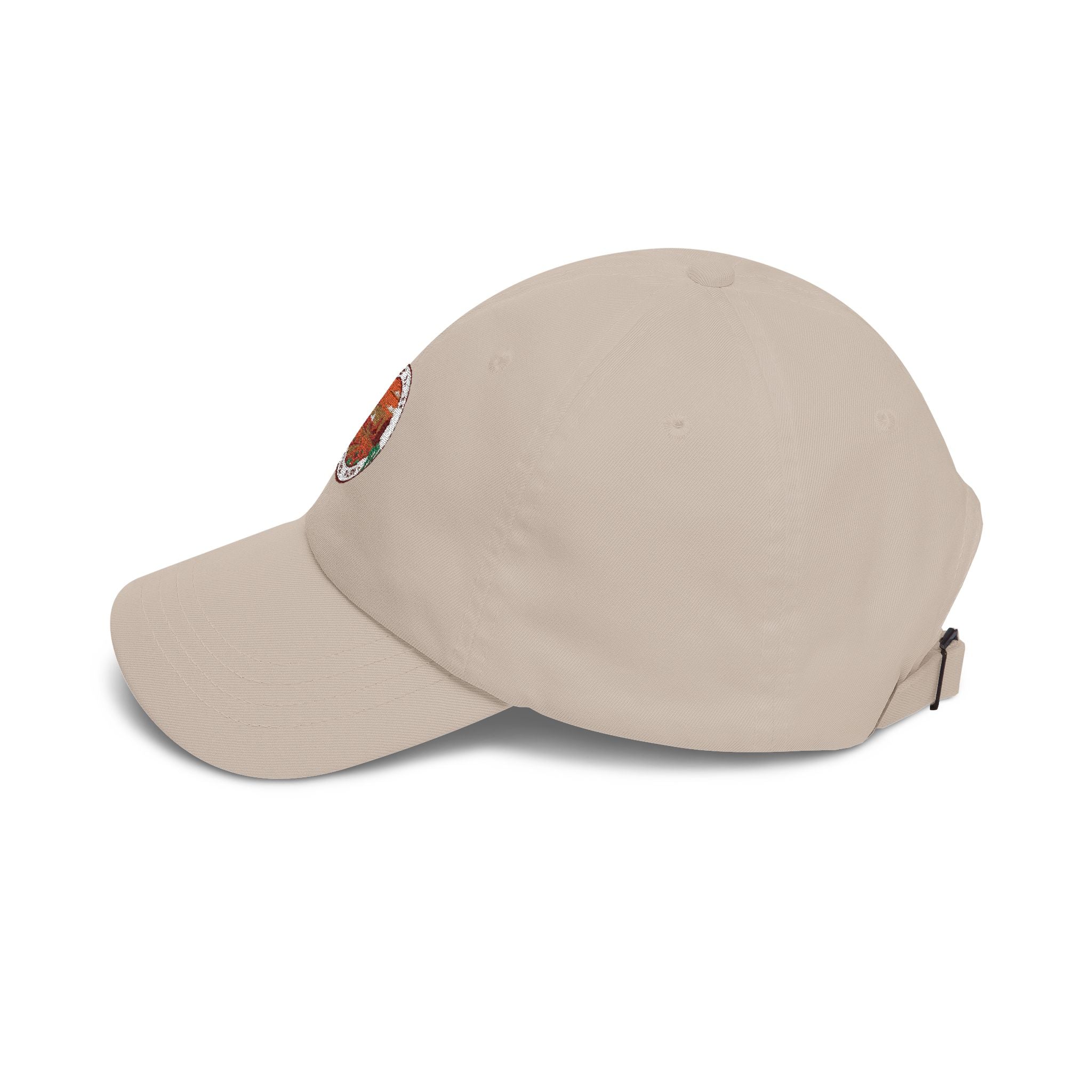 Sunset Peach Patch Dad Cap | Fruit Logo Baseball Hat