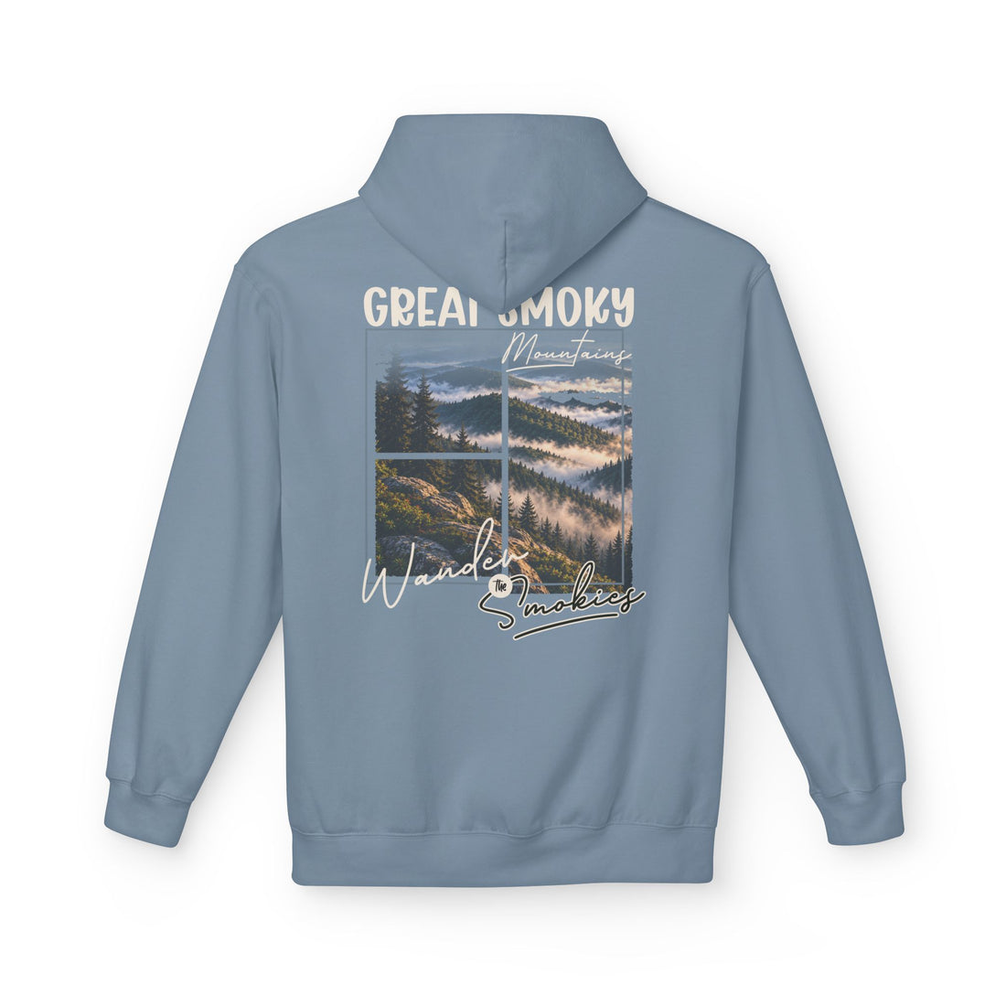Great Smoky Mountains Misty Ridges Graphic hoodie