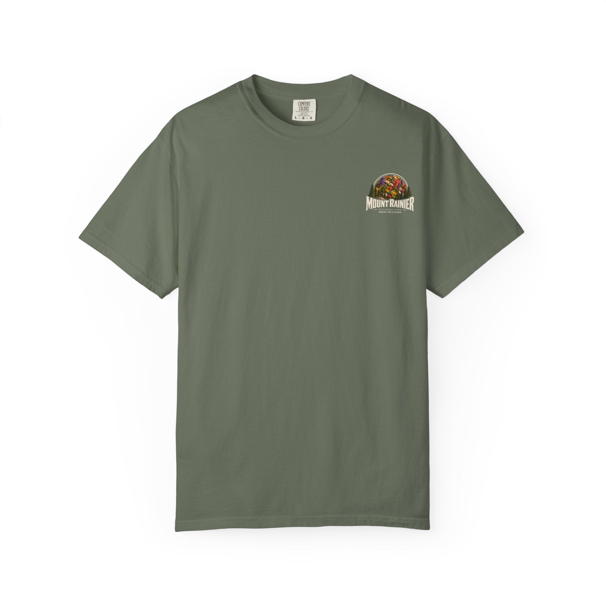Mount Rainier National Park – Wildflower Meadow Graphic T-Shirt