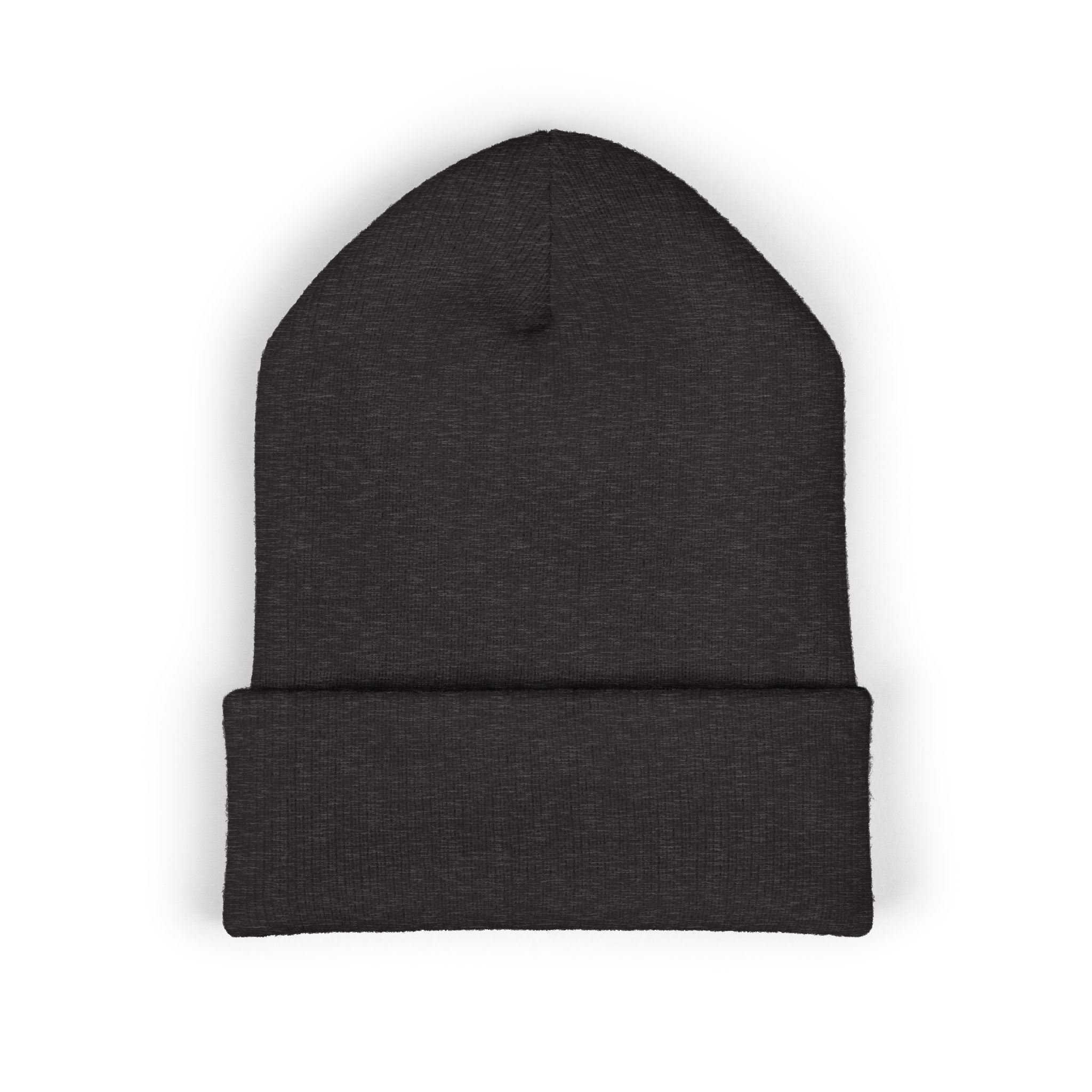 Vintage Floral Crest Beanie | Embroidered Cuffed Beanie