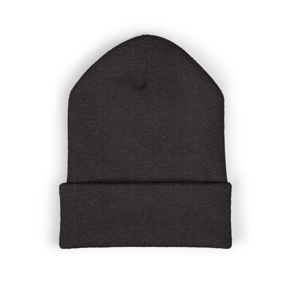 Vintage Floral Crest Beanie | Embroidered Cuffed Beanie