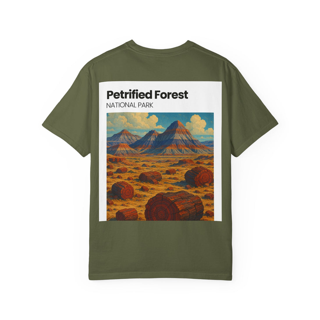 Petrified Forest National Park Poster T-shirt | Vintage Landscape Print