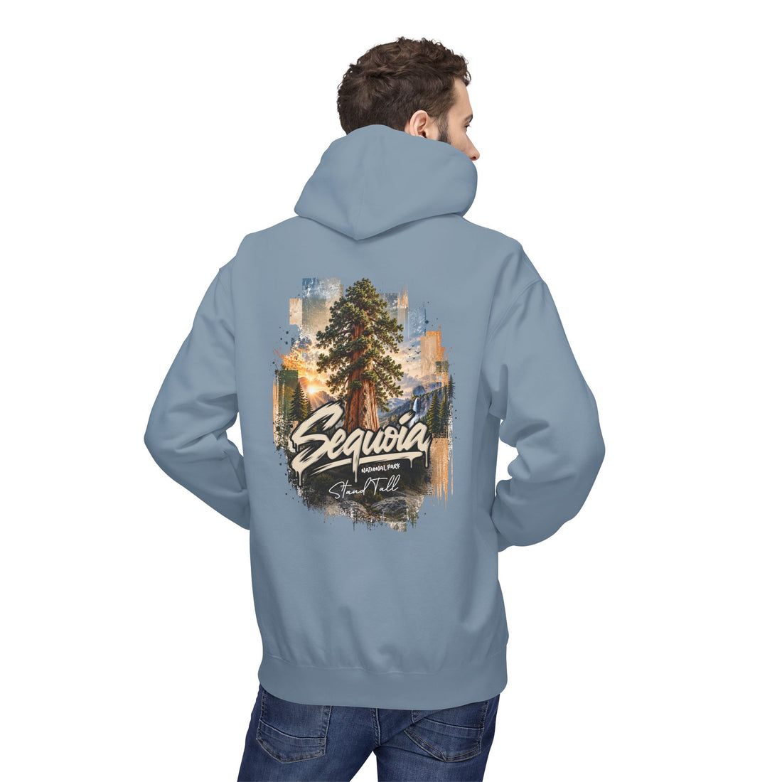 Sequoia National Park – Giant Sequoia Stand Tall Graphic Hoodie