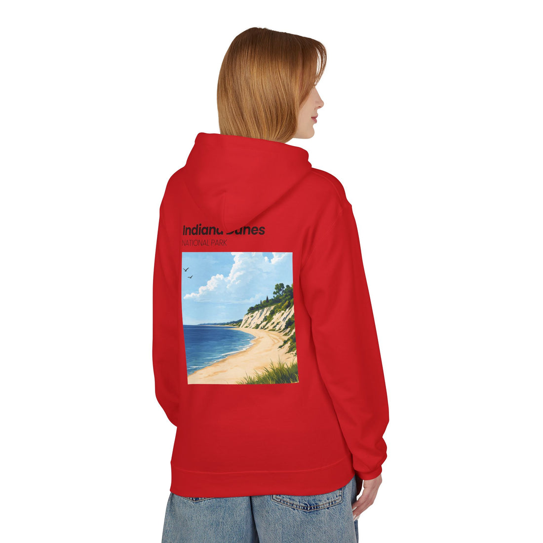 Indiana Dunes National Park Beach Hoodie | Vintage Travel Scenic Sweatshirt