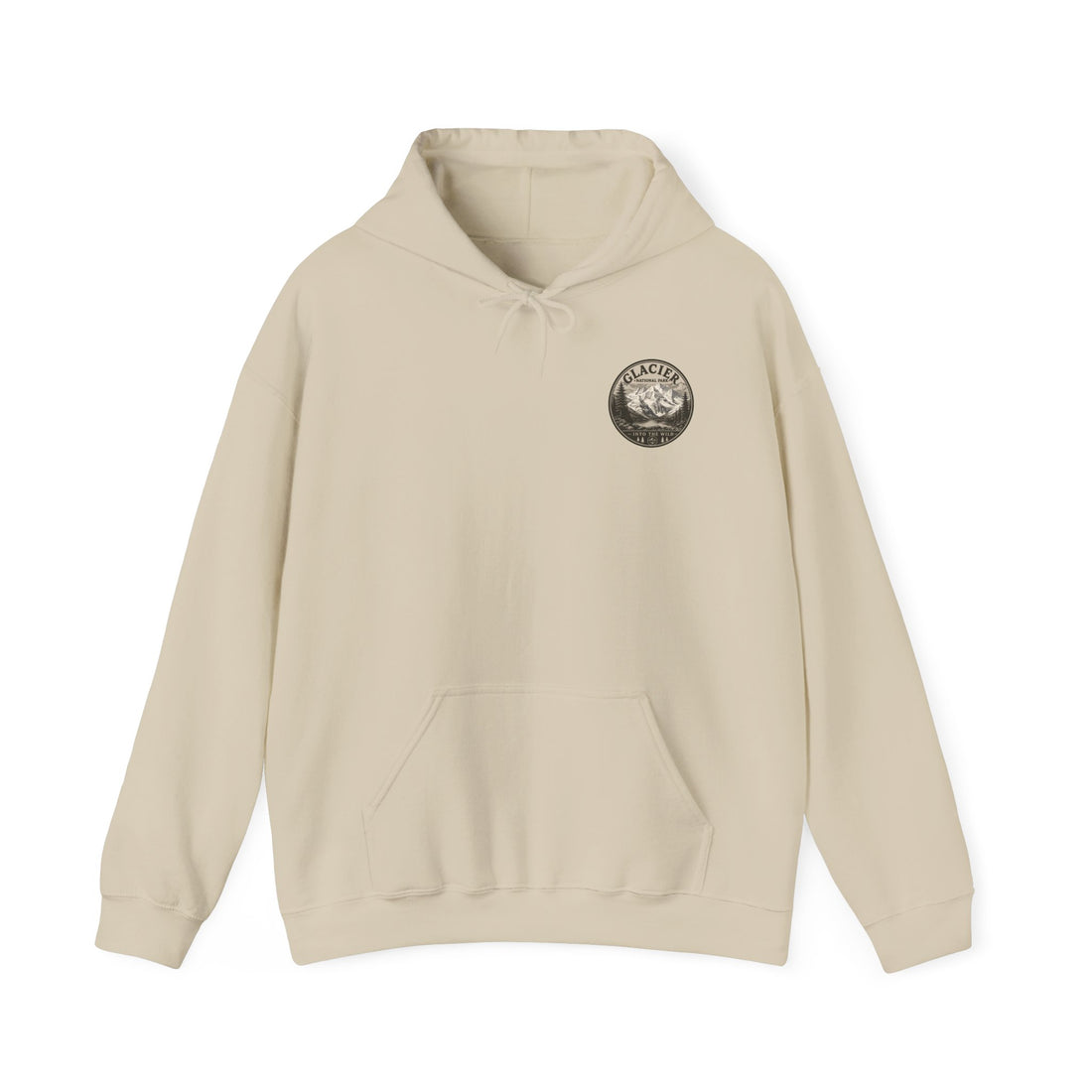 Glacier National Park Snowy Peaks Hoodie1