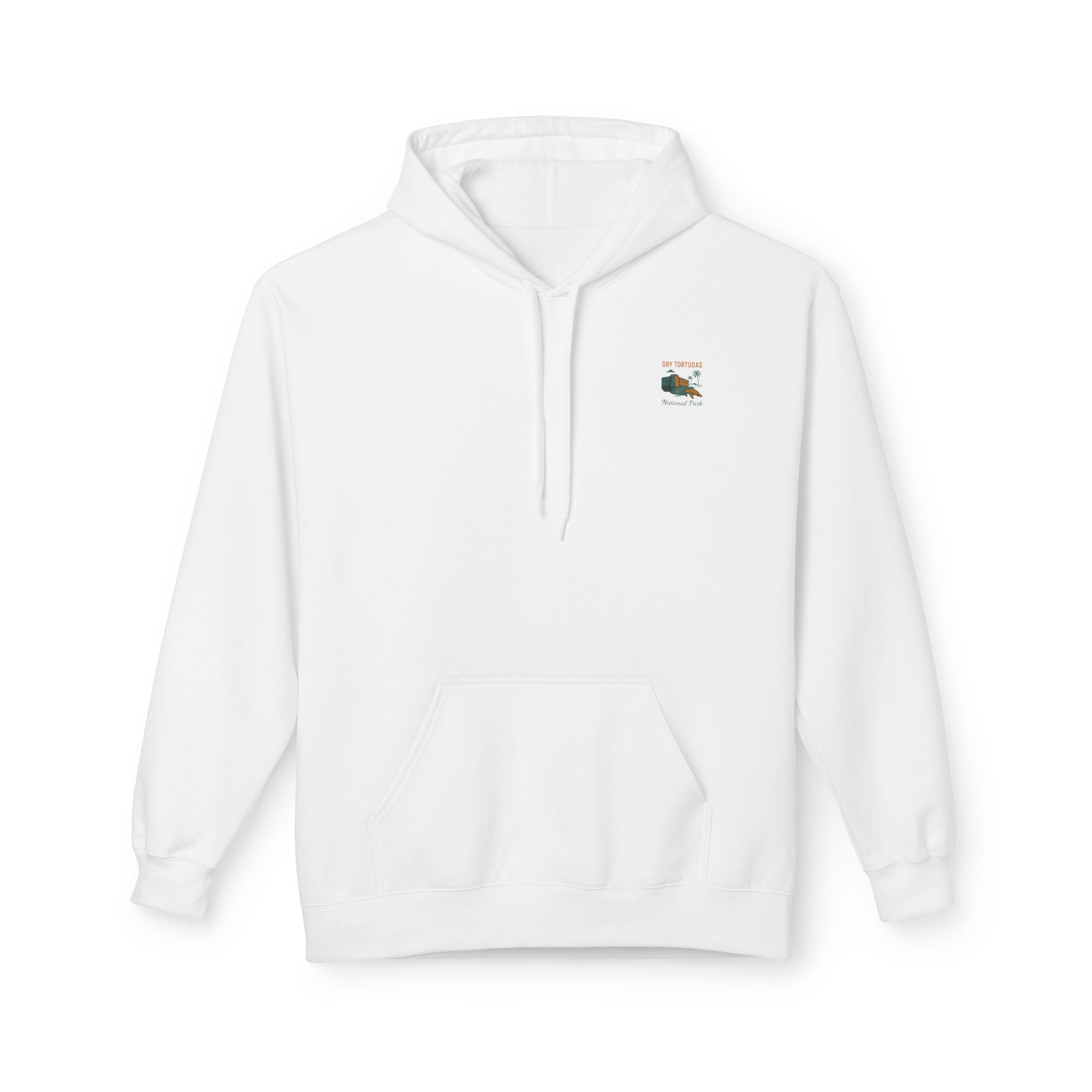 Dry Tortugas National Park Hoodie | Retro Fort Illustration