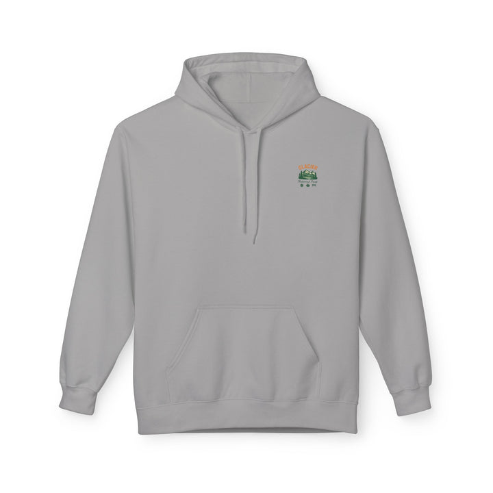 Glacier National Park landscape Hoodie | Retro mountain lake design
