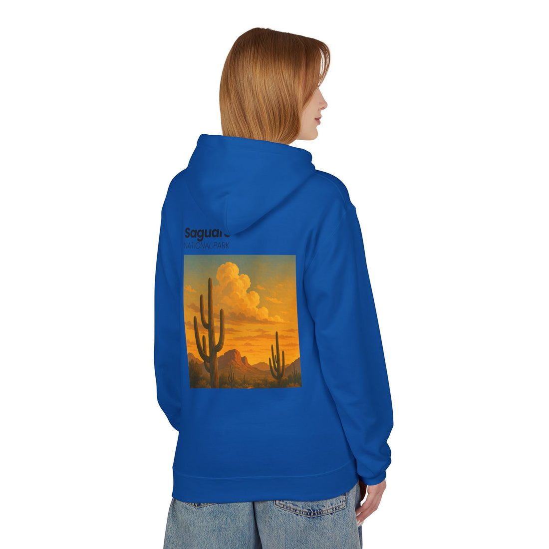 Saguaro National Park sunset cactus Hoodie | Desert landscape sweatshirt