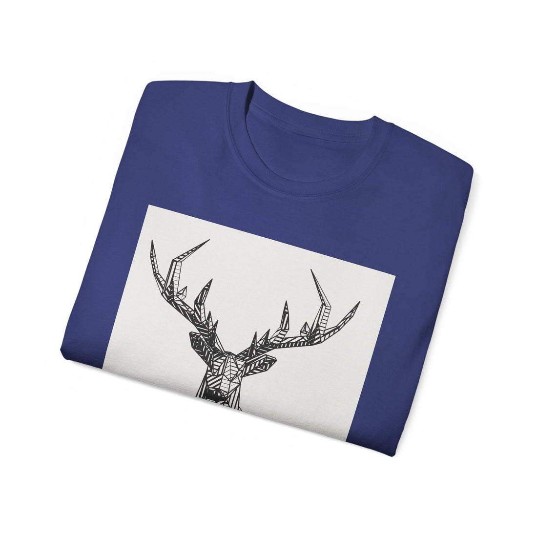 Geometric Deer Graphic Tee - Unisex Ultra Cotton T-Shirt