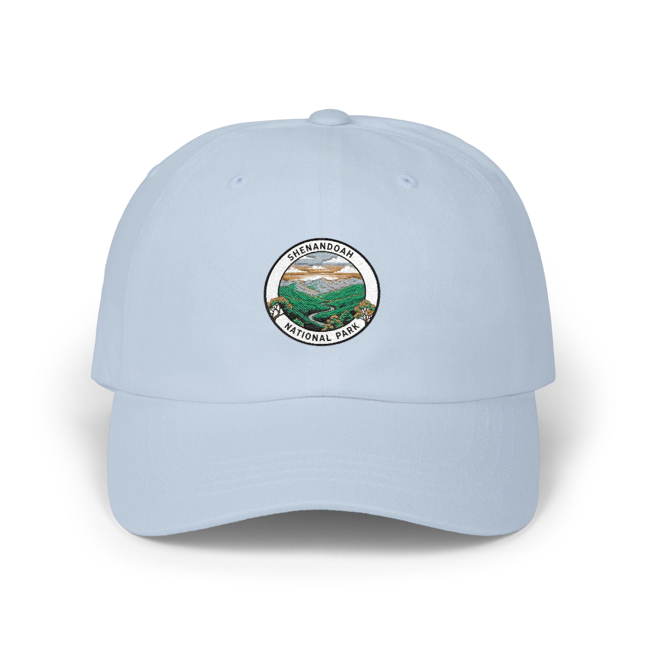 Shenandoah National Park Landscape Dad Cap | Vintage Mountain Emblem
