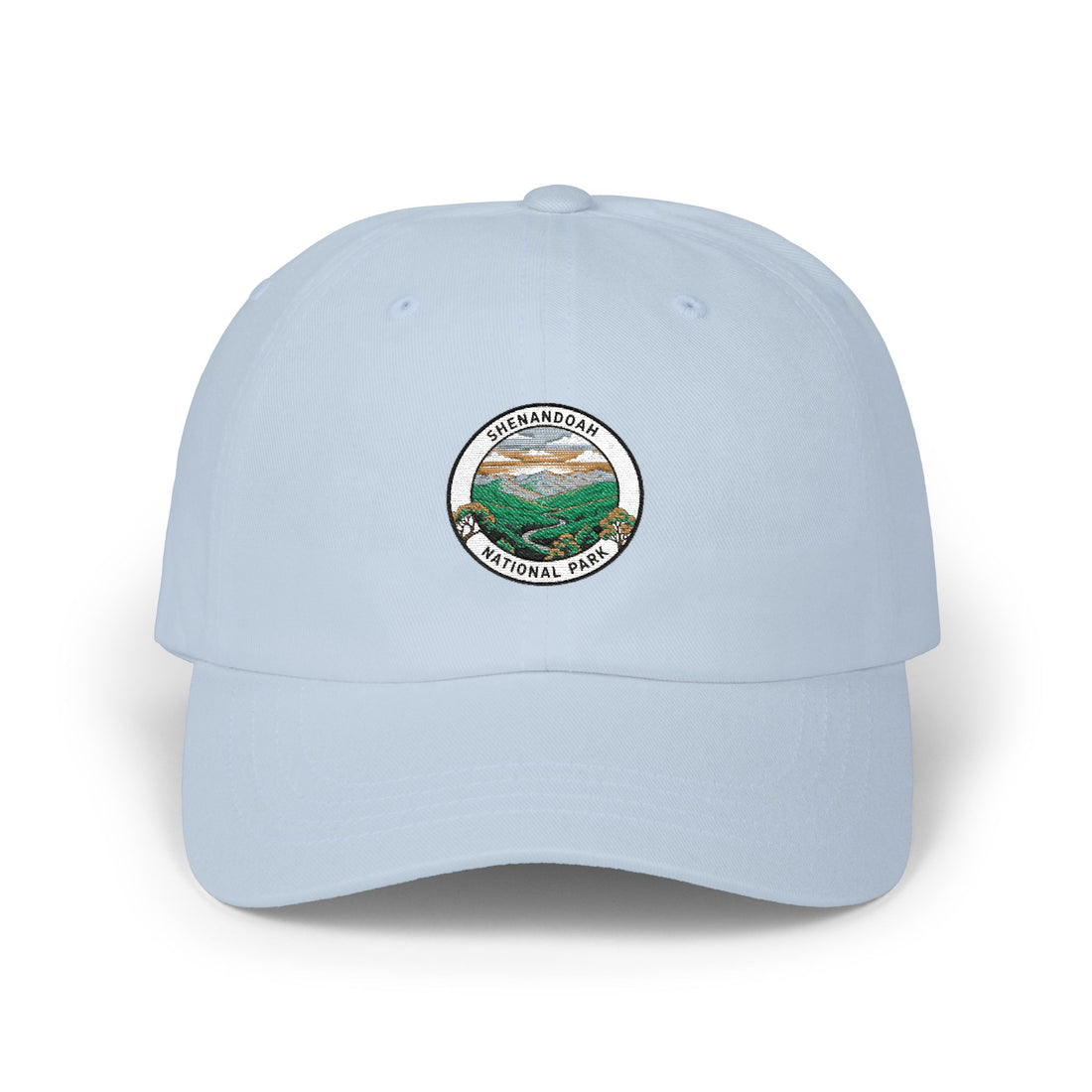 Shenandoah National Park Landscape Dad Cap | Vintage Mountain Emblem