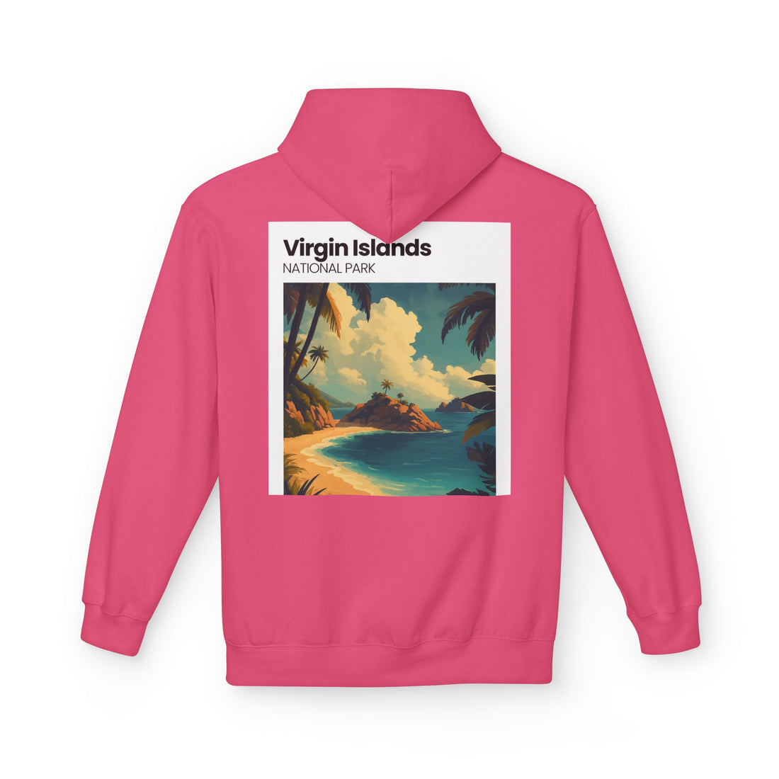 Virgin Islands National Park Beach Hoodie | Tropical Island Sunset