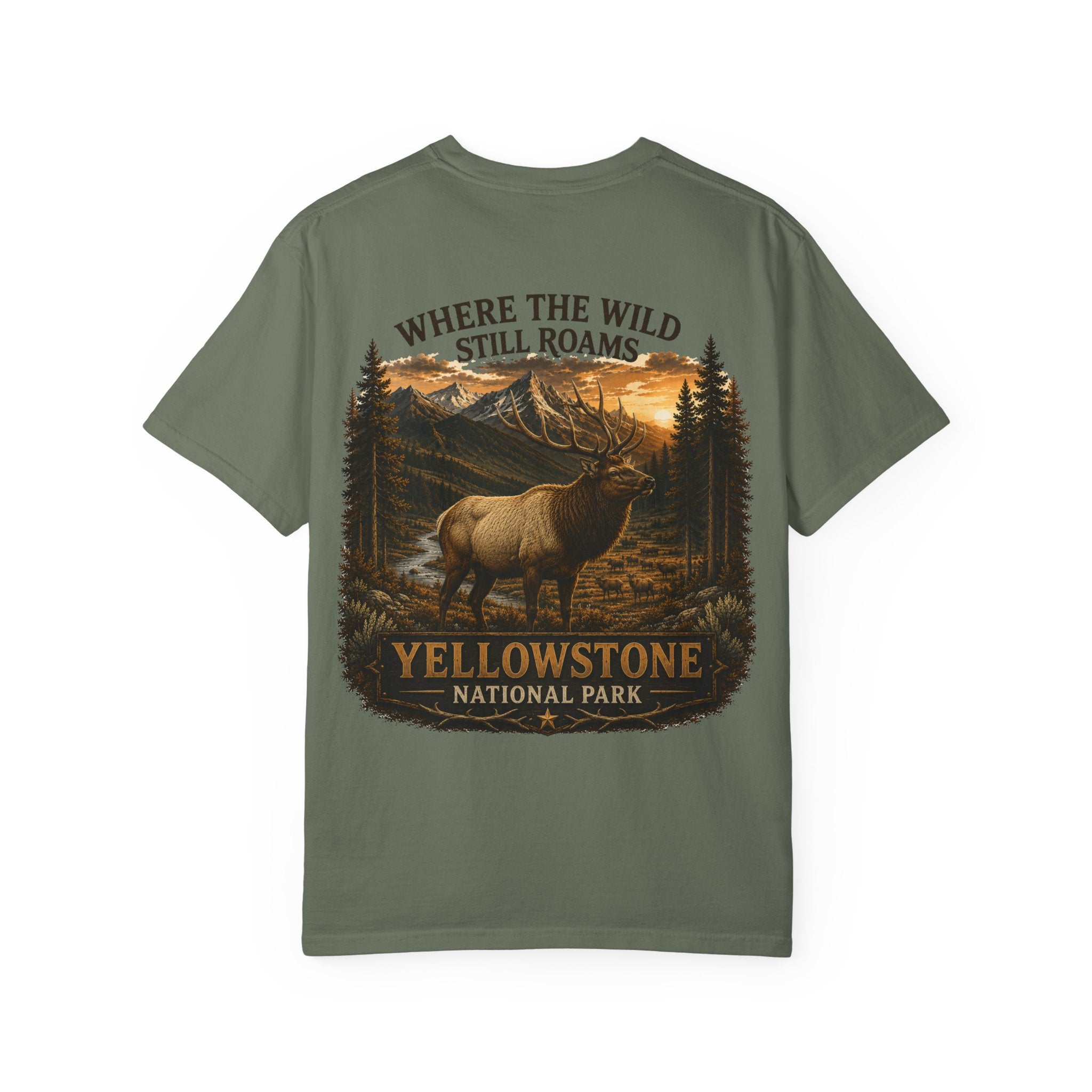 Yellowstone Elk – Where the Wild Still Roams T-Shirt