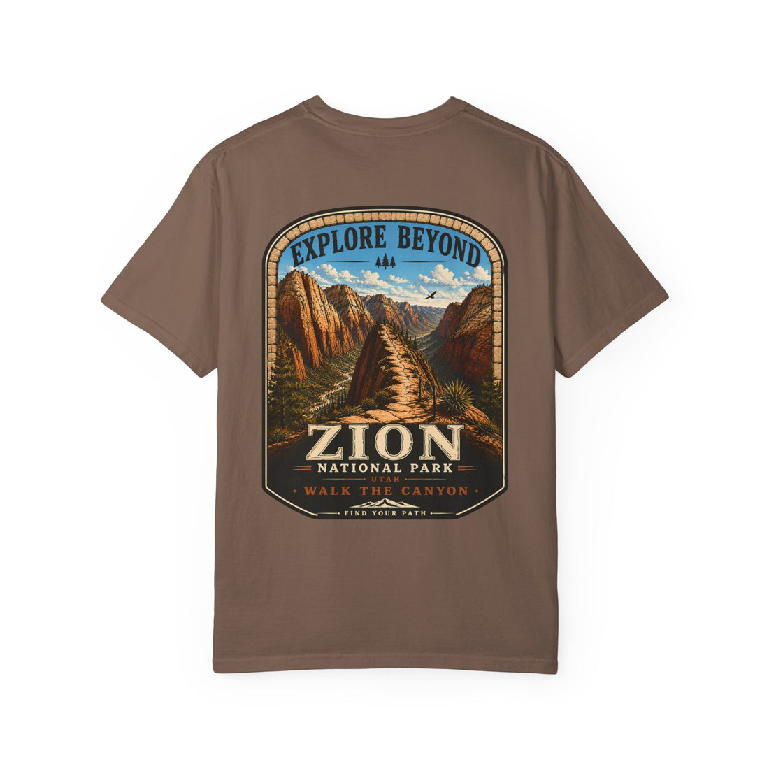 Angels Landing Zion National Park Vintage Graphic T-Shirt2