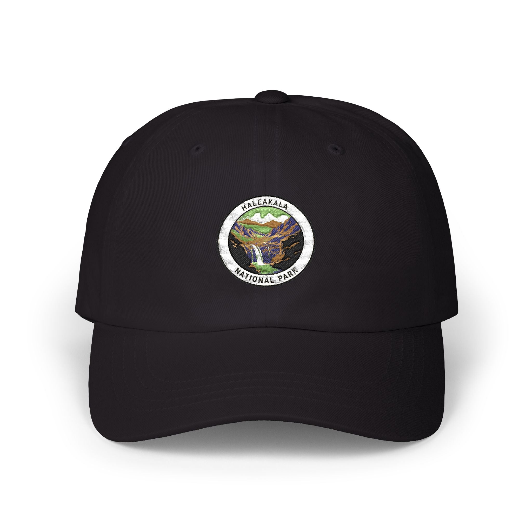 Waterfall Trail Badge Classic Dad Cap | Nature Hiking Outdoors Cap