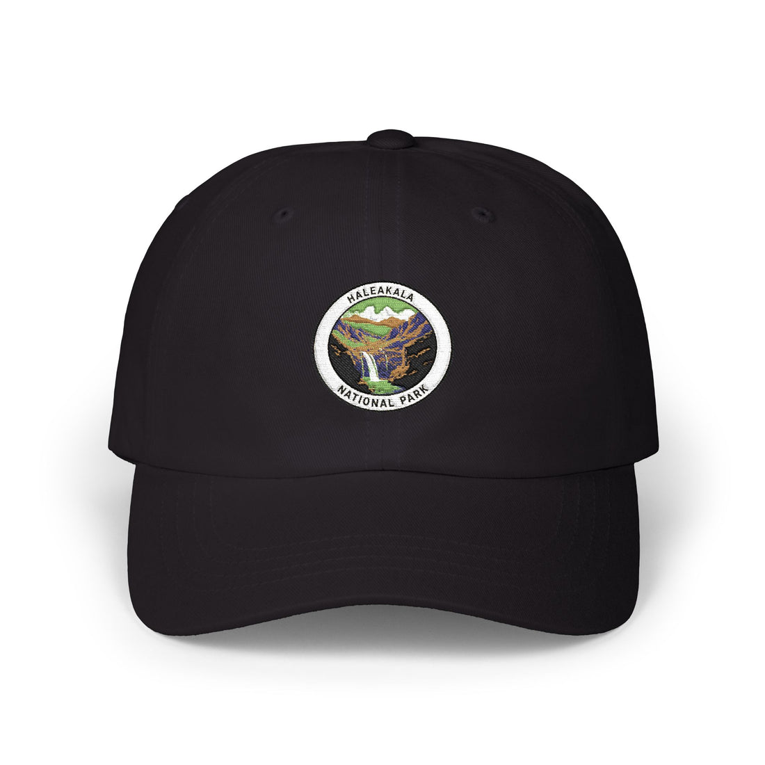 Waterfall Trail Badge Classic Dad Cap | Nature Hiking Outdoors Cap