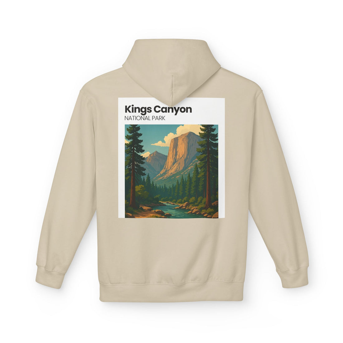 Kings Canyon National Park Hoodie | Vintage Landscape Graphic