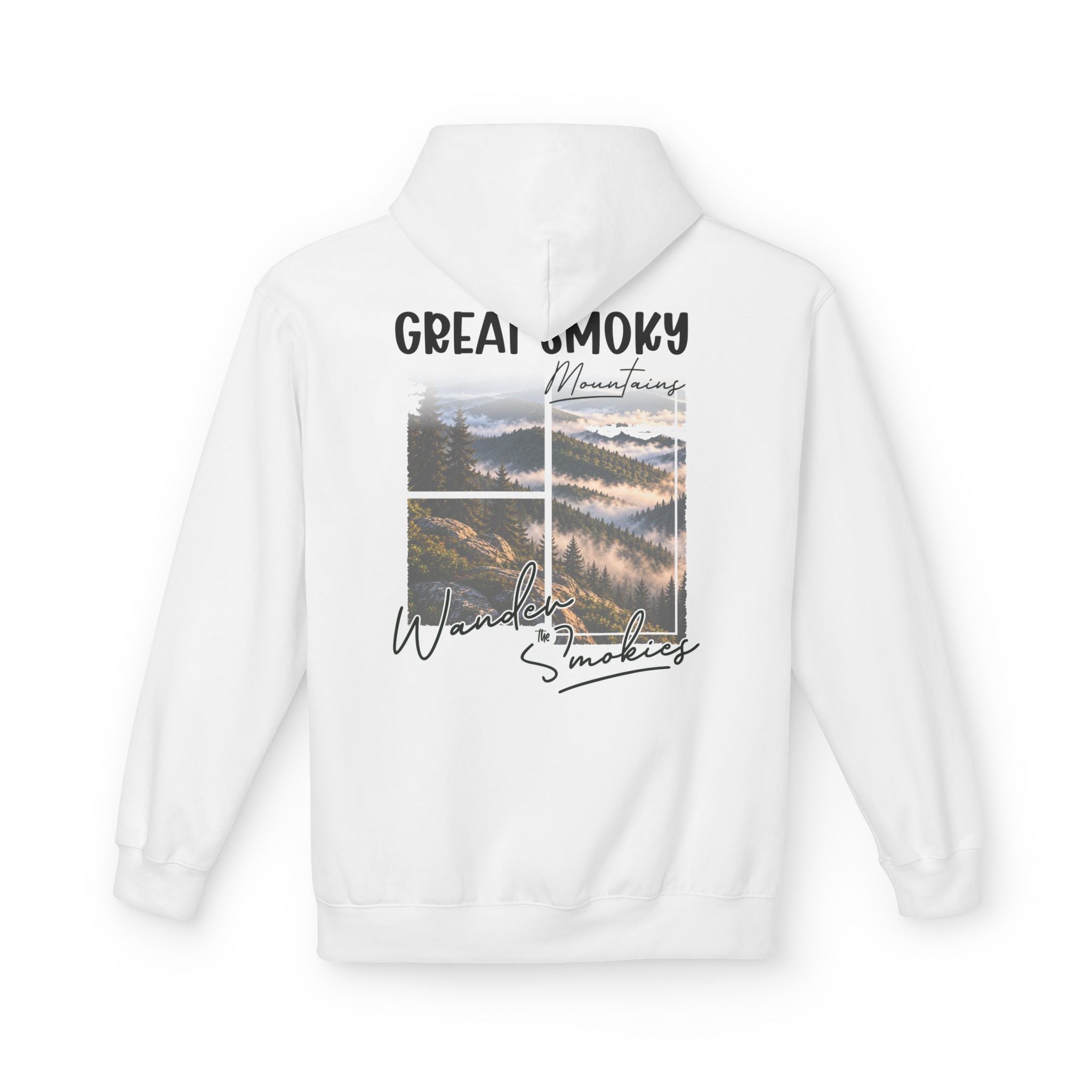 Great Smoky Mountains Misty Ridges Graphic hoodie