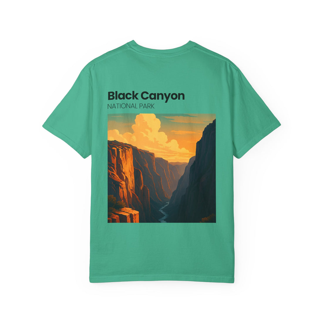 Black Canyon National Park landscape T-Shirt | Canyon Sunset Vista design