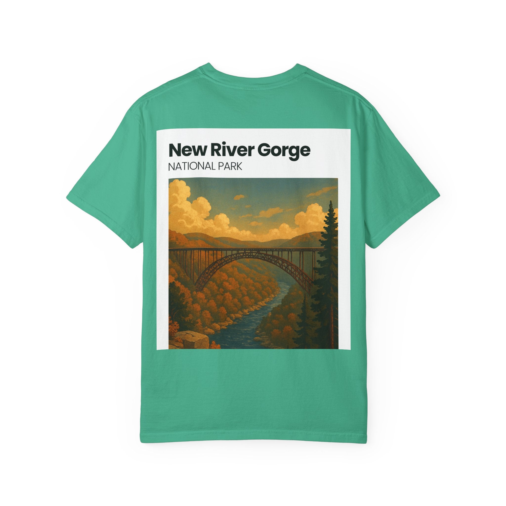 New River Gorge National Park Bridge T-Shirt | Vintage Landscape Tee