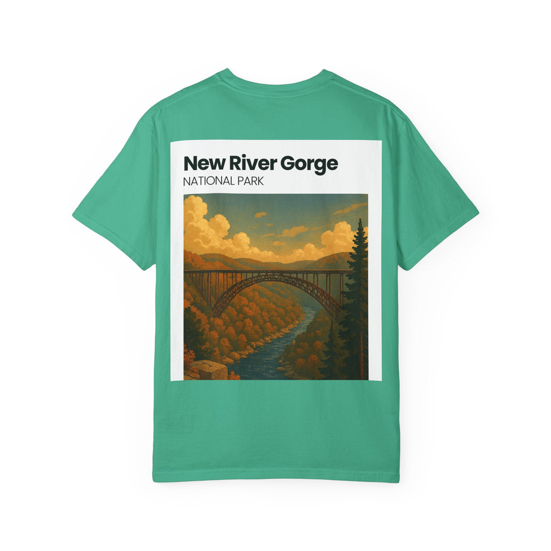 New River Gorge National Park Bridge T-Shirt | Vintage Landscape Tee