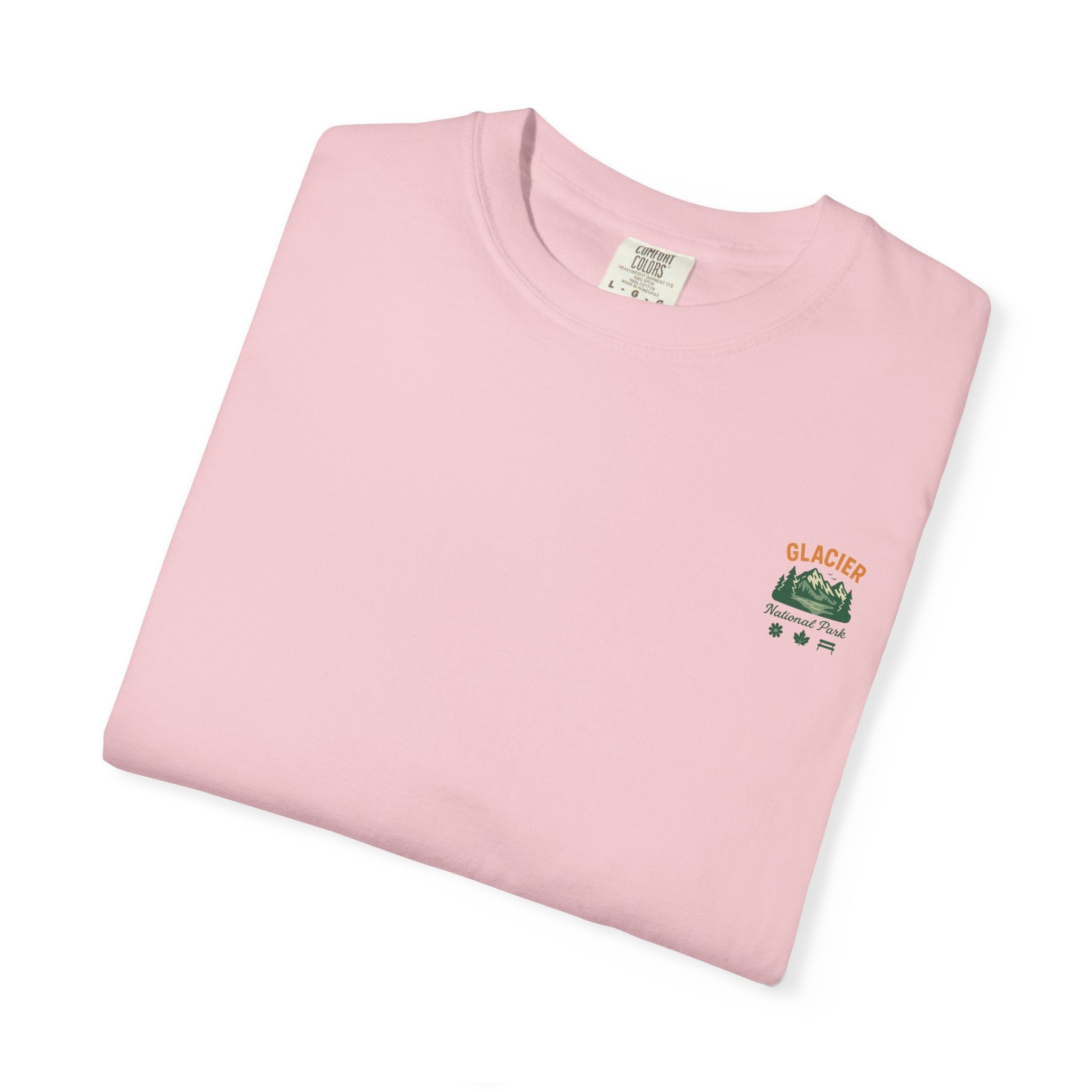 Glacier National Park Landscape T-shirt | Vintage Mountain Lake Tee