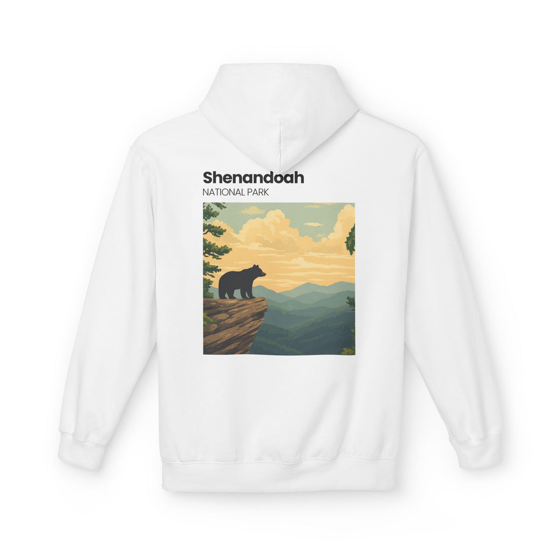 Shenandoah National Park Bear Hoodie | Vintage Travel Poster style