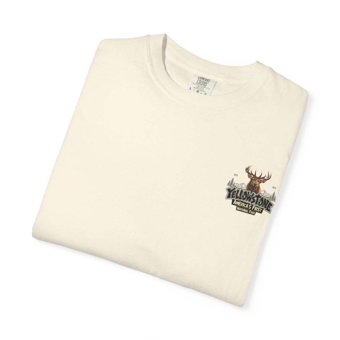 Yellowstone Elk – Where the Wild Still Roams T-Shirt Model1