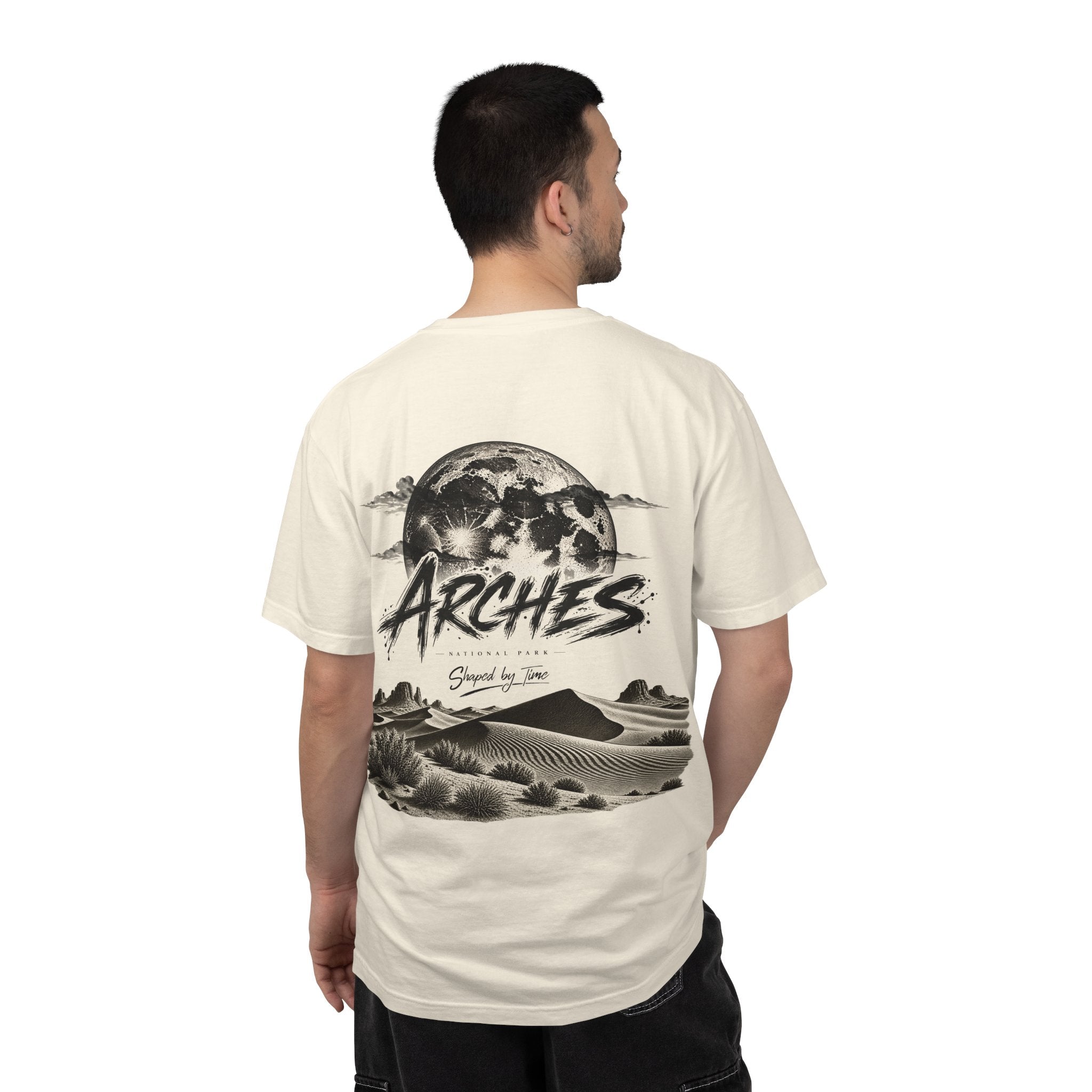 Arches National Park Desert Moon Graphic T-Shirt