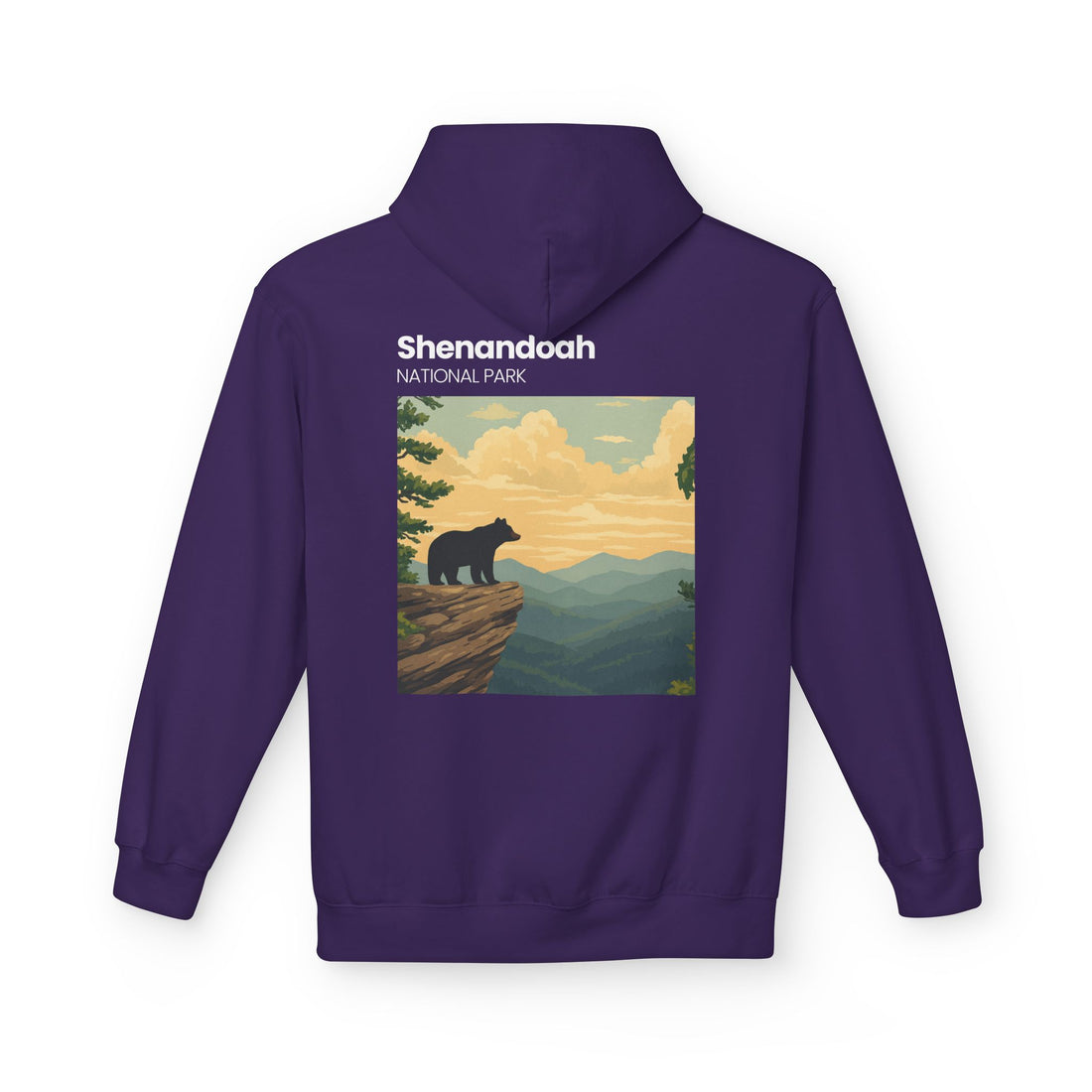 Shenandoah National Park Bear Hoodie | Vintage Travel Poster style