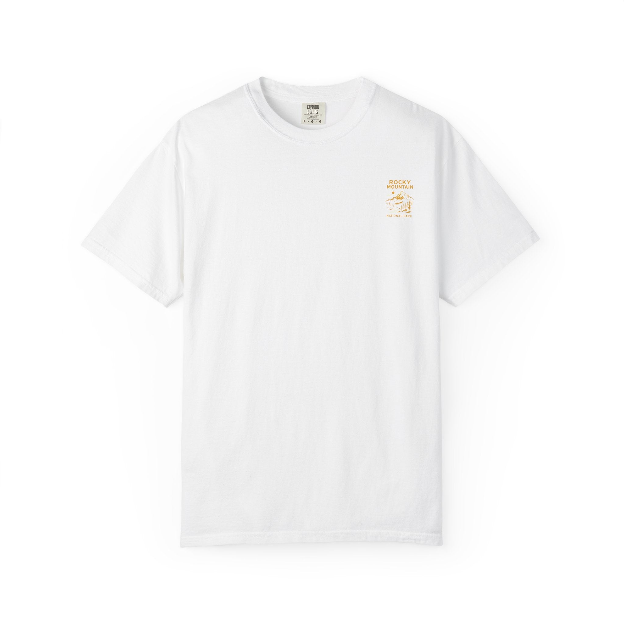 Rocky Mountain National Park Vintage Poster T-shirt | Mountain Landscape Tee