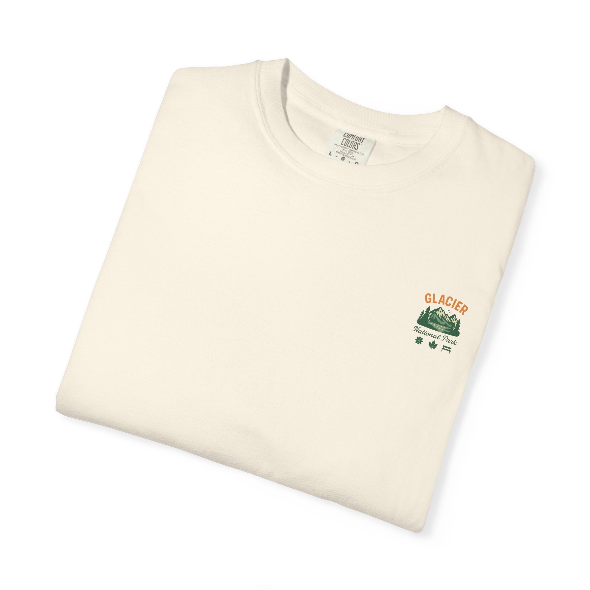 Glacier National Park Landscape T-shirt | Vintage Mountain Lake Tee