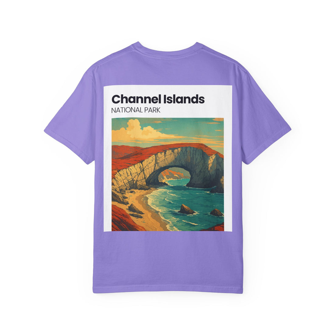 Channel Islands National Park Vintage Poster T-shirt | Coastal Landscape Tee