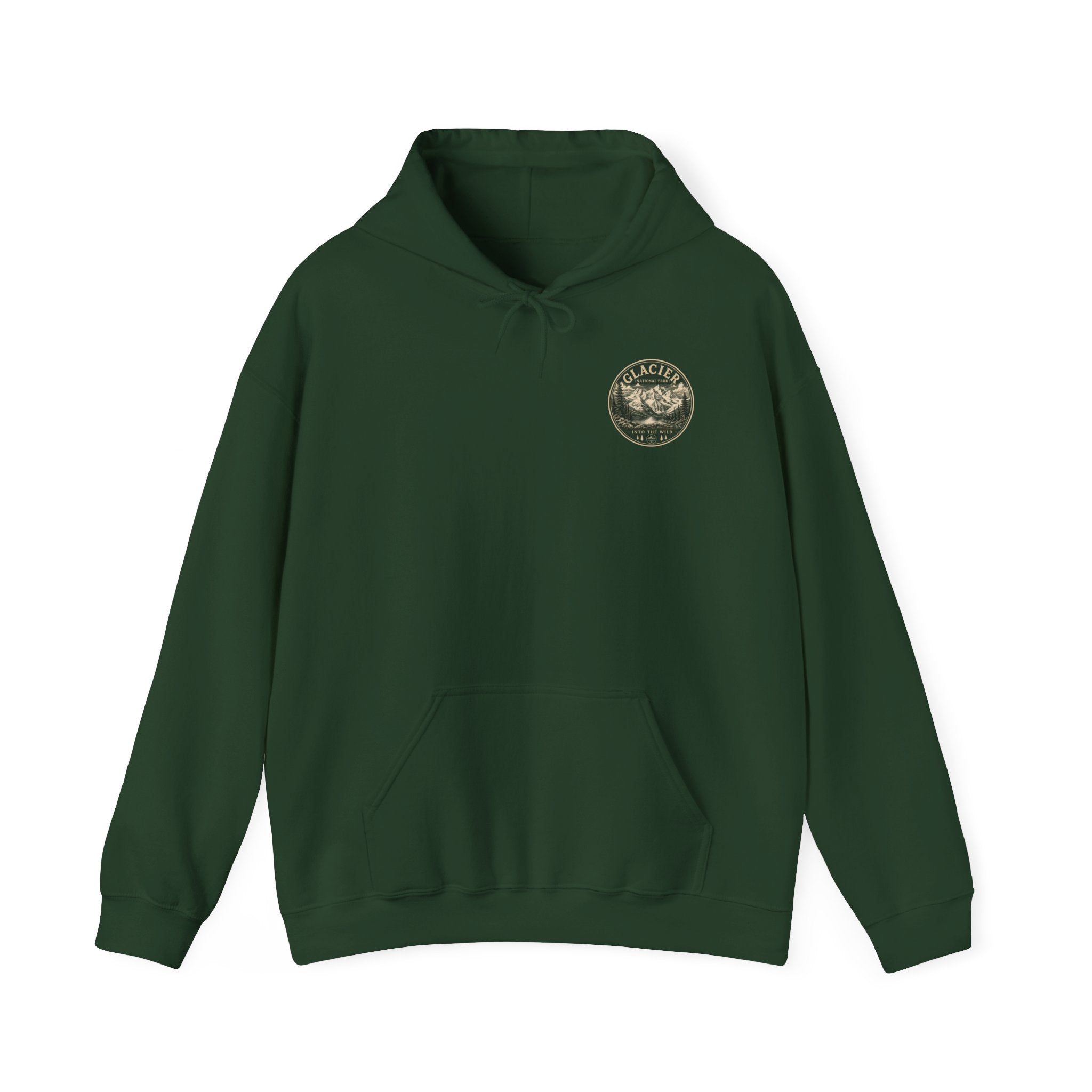 Glacier National Park Snowy Peaks Hoodie1