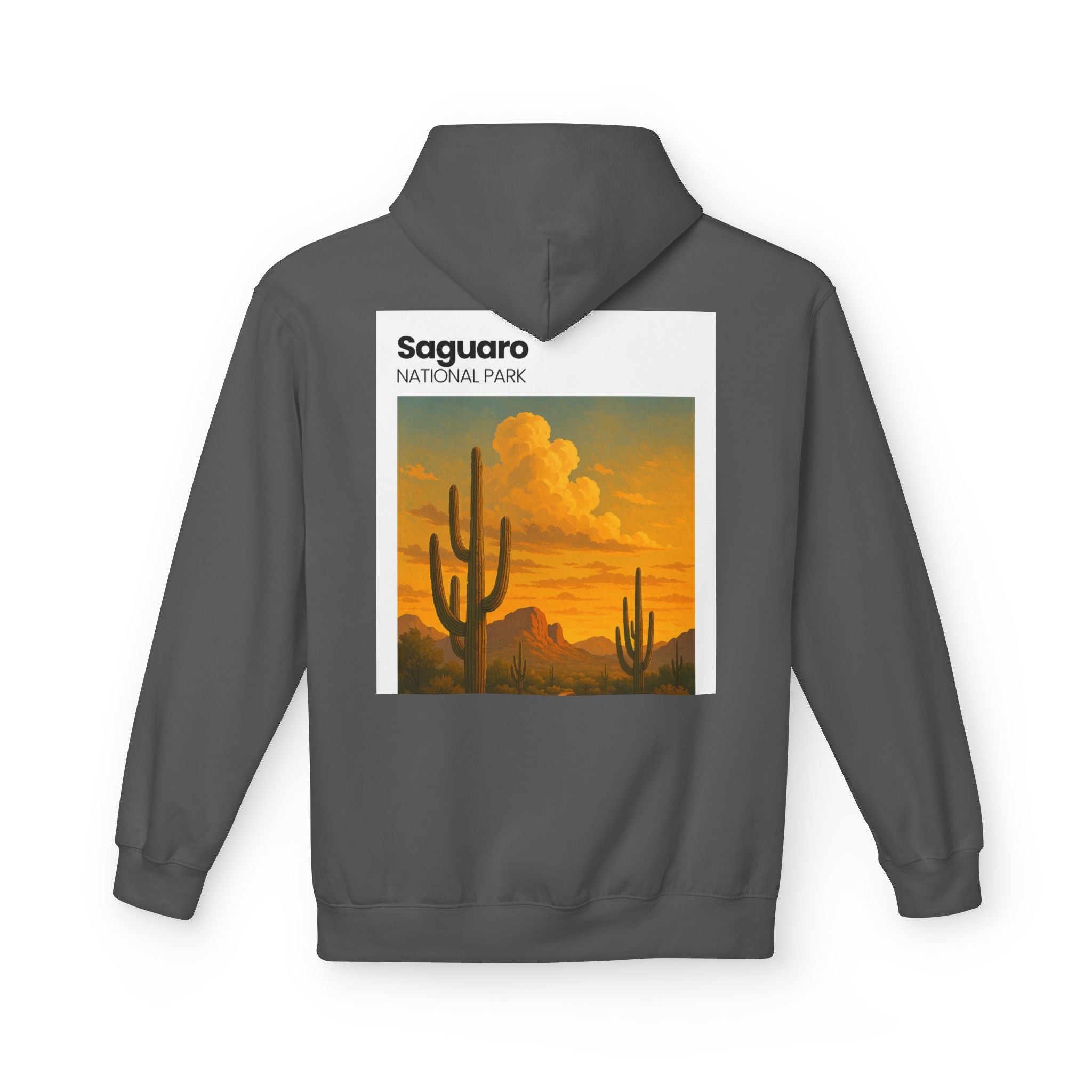 Saguaro National Park sunset cactus Hoodie | Desert landscape sweatshirt