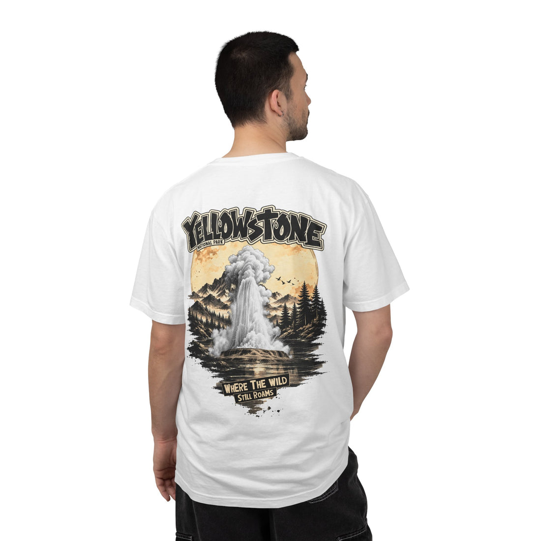 Yellowstone Old Faithful – Where the Wild Still Roams T-Shirt