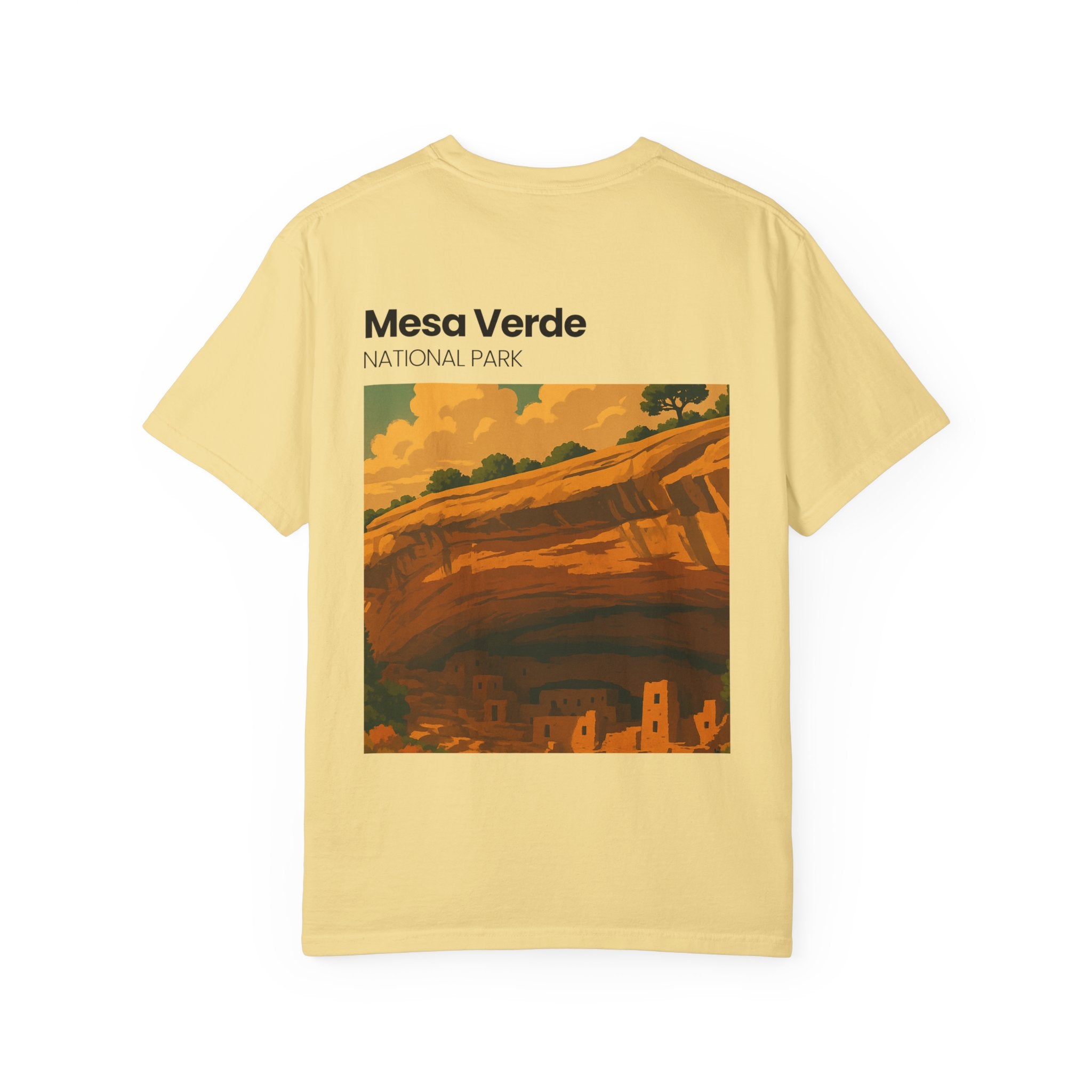 Mesa Verde National Park T-Shirt | Cliff Dwelling Vintage Poster Design